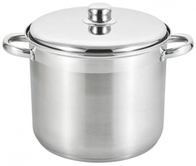 Oala cu capac metalic Rosberg R51211B26S, 26x21 cm, 11 L, Inductie, Inox