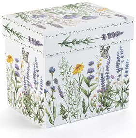 Cană din porţelan LAVANDĂ ŞI FLUTURI în cutie cadou 350 ml