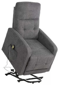 Scaun reclinabil Lennox II, gri