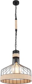 Lustră pe lanț Globo 15675H1 HALIA 1xE27/60W/230V