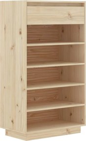 vidaXL Pantofar, 60x34x105 cm, lemn masiv de pin