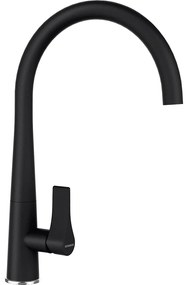 Baterie bucatarie Schock Gota Cristadur Negru, aspect granit, cartus ceramic