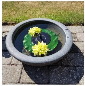 Zaparkorun Fântână solară de grădină în formă de lotus