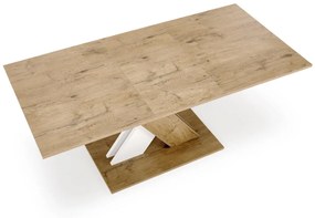 Masa extensibila Xarelto L130-175 cm stejar lancelot/alb