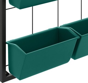 Outsunny Jardiniera de perete pe 3 nivele cu 6 ghivece pentru int | Aosom Romania