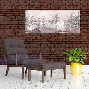 Tablou cu pădure (120x50 cm)