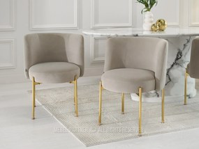 Scaun Charliez (bej + auriu). 1110979