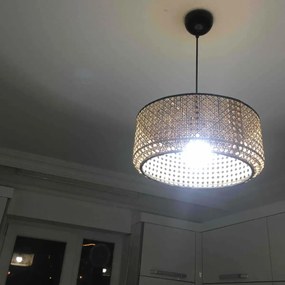 Lustra stil industrial lemn-metal,seria lx, homs,40008