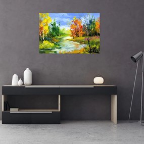 Tablou - Peisaj - pictură (90x60 cm)