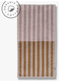 Prosop maro/bej din bumbac organic 50x90 cm Disorder – Mette Ditmer Denmark