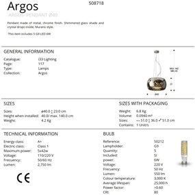 Lustra moderna design elegant 40cm ARGOS SV-508718