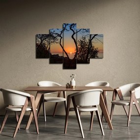 Tablou cu apus de soare (150x105 cm)