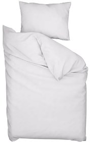 Lenjerie de pat creponata Lux alba cu nasturi Dimensiune lenjerie de pat: 70 x 90 cm | 140 x 220 cm