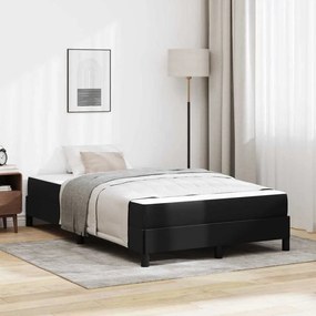 vidaXL Pat Altele Negru 120 x 200 cm Piele artificială
