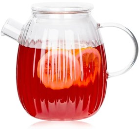 Carafă din sticlă cu capac 4Home StripeHot&Cool, 1 l