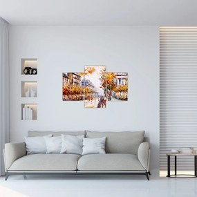 Tablou - Strada din Paris (90x60 cm)