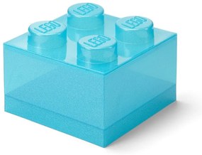 Cutie de depozitare pentru copii albastru-deschis din plastic 25x25x18 cm – LEGO®