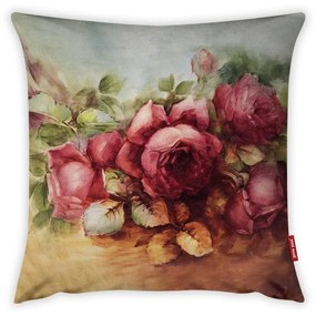 Față de pernă cu amestec din bumbac Vitaus Sallirmo Kaela, 43 x 43 cm