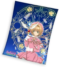 Anime Magic Pătură polară flanel Cardcaptor Sakura 130x160cm