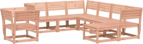 vidaXL Set mobilier relaxare grădină, 8 piese, lemn masiv Douglas