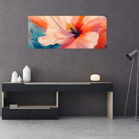 Tablou - Floare pictată (120x50 cm)