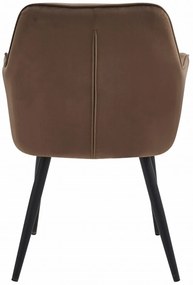 Scaun de masa JORK VELVET, maro