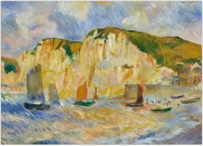 Tablou - Auguste Renoir, Sea and Cliffs, reproducere (70x50 cm)