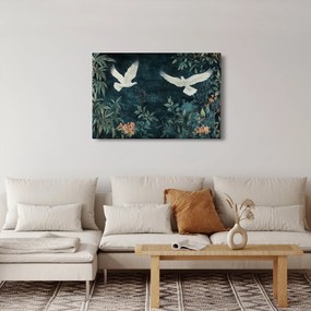 Tablou - Două porumbei (90x60 cm)