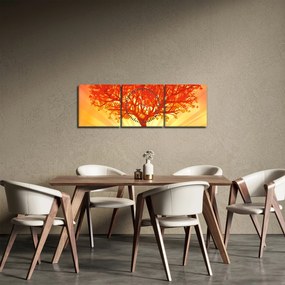 Tablou - Copac în lumina soarelui (cu ceas) (90x30 cm)