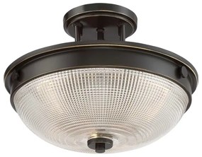 Lustră aplicată Quoizel QZ-MANTLE-SF-PN MANTLE 2xE27/60W/230V bronz