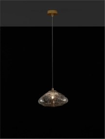 Pendul modern design decorativ KING auriu D-26cm