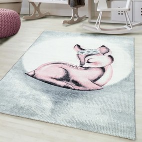 Covor pentru copii roz deschis/gri deschis 120x170 cm Bambi – Ayyildiz Carpets