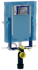 Rezervor incastrat Geberit Sigma cu cadru Kombifix pentru wc suspendat 109 cm, compact, montaj in caramida