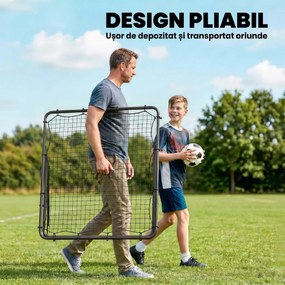 Plasă de Rimbalare pentru Fotbal Soozier, Antrenor pentru Rimbalare | Aosom Romania