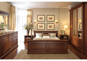 Dulap Kent 4D 225 cm castan