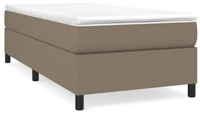 3120818 vidaXL Cadru de pat box spring, gri taupe, 80x200 cm, textil