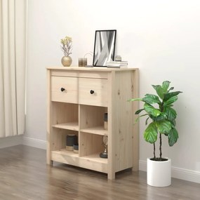 vidaXL Servantă, 70x35x80 cm, lemn masiv de pin