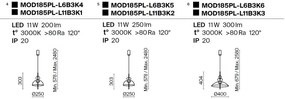 Lustra/Pendul LED design modern decorativ Bangkok