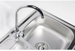 Chiuvetă de bucătărie ALVEUS 1098940 ZOOM 61,5x50 cm crom