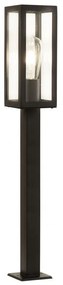 Stalp de iluminat exterior stil clasic IP44 Box H-90cm 6441-900BK SRT