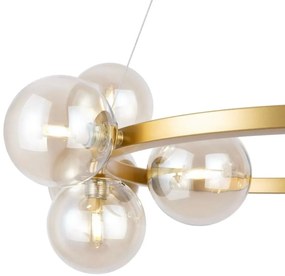Lustra Gold, Transparent 60cm