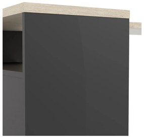 Birou cu aspect de lemn de stejar 145x81 cm Oslo - Tvilum