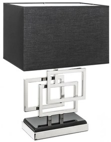 Veioza moderna Leonor 56cm, argintiu A-39097 VC