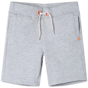 Pantaloni scurți pentru copii cu șnur, gri, 104