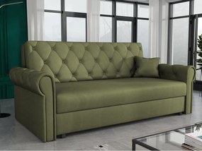 Canapea extensibilă Clovea Roma IV (Verde) (cu sp. depozitare). 1105525
