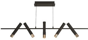 Lustra suspendata cu 5 spoturi LED directionabile Cylinder