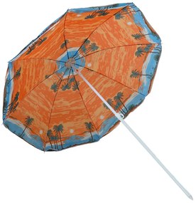 Umbrela de plaja SUNSET BEACH 180 cm, portocalie