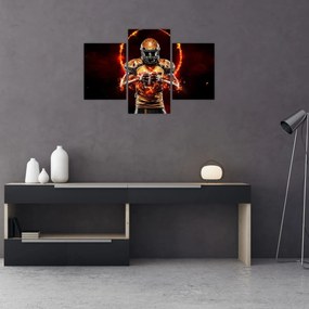 Tablou - Jucător de fotbal american (90x60 cm)