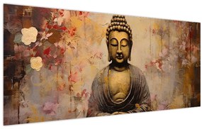 Tablou - Buddha, pictură (120x50 cm)