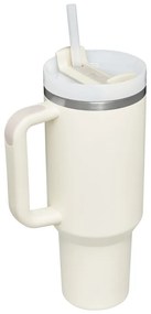 Termos crem cu pai din oțel inoxidabil 1,18 l Quencher H2.0 FlowState Tumbler Cream – Stanley